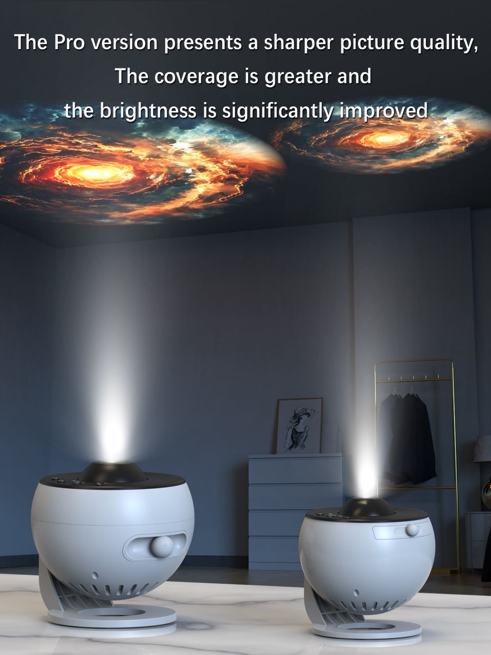 Projecteur Galaxie PRO Version – Créez un Ciel Étoilé Magique à la Maison